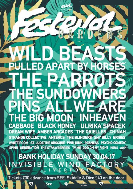 Festevol Gardens 2017 full line-up