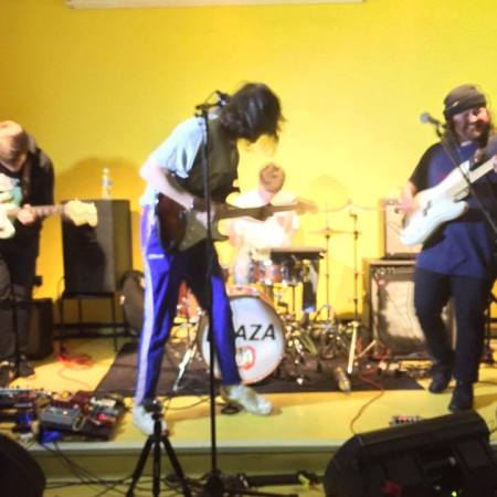 PLAZA closing out the night with tracks from debut EP Wernotplaza