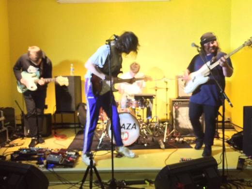 PLAZA closing out the night with tracks from debut EP Wernotplaza